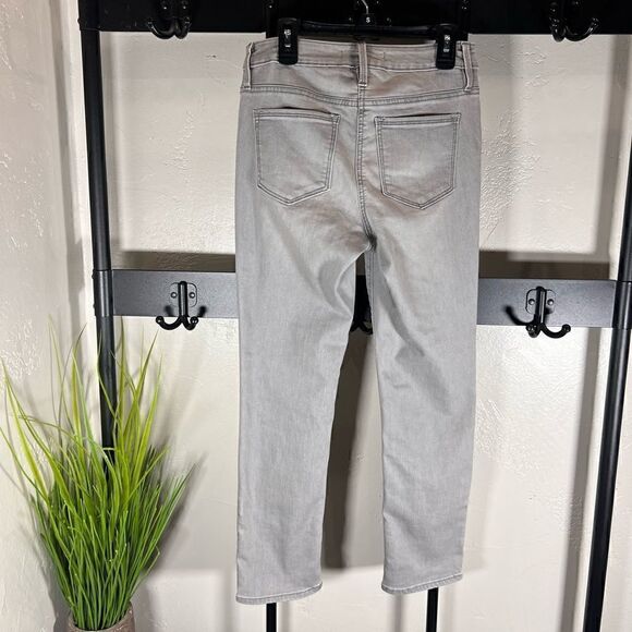 Athleta skinny cropped sculptek Jeans Grey Denim Sculpting technology Size 2 - Picture 6 of 16